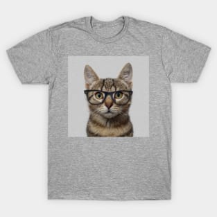 Hipster Cat T-Shirt